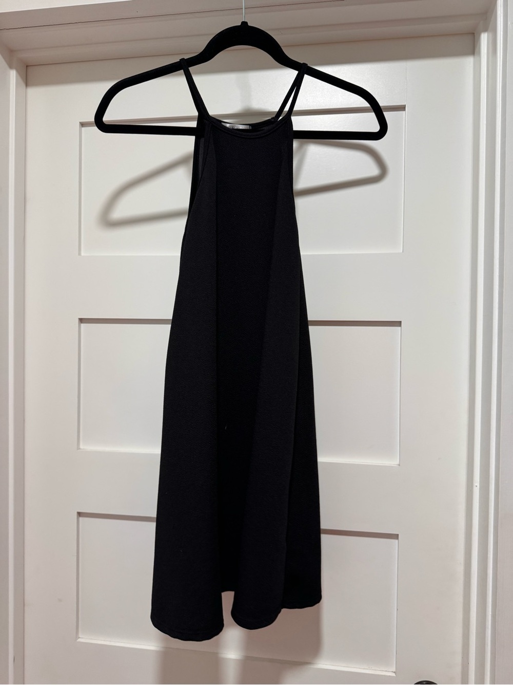 Doublju Black Halter Mini Dress